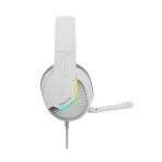 Marvo Scorpion H8618 Tactic 40 USB 2.0 Wired Gaming RGB Headset (White) - Image 3