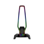Marvo Scorpion HZ-10 Kobe 30 USB RGB Gaming Headset Stand and Hub (Black) - Image 3