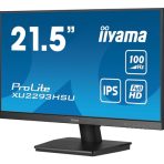 iiyama PROLITE XU2293HSU-B7 22 inch IPS Monitor, Full HD, 1ms, USB Hubx2, HDMI, DisplayPort, Freesync, 100Hz, Speakers, Black, ACR, Internal PSU, VESA - Image 3