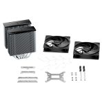 be quiet! Pure Rock Pro 3 CPU Cooler, Universal Socket, 2 x Pure Wings Fans, 2000RPM, only 34.8dB(A) at maximum fan speed, 250W TDP, 3-year manufacturers warranty - Image 2