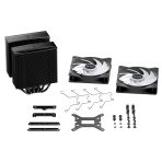 be quiet! Pure Rock Pro 3 LX CPU Cooler, Universal Socket, 2 x Light Wings Fans, 2000RPM, only 34.8dB(A) at maximum fan speed, 250W TDP, 3-year manufacturers warranty - Image 2