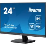 iiyama ProLite XU2493HSU-B7 IPS Monitor - 24 Inch, 1920x1080 Full HD (1080p) @ 100 Hz, 250 cd/m, 1ms, USB-Hub, HDMI, DisplayPort, speakers, VESA, Matte Black - Image 2