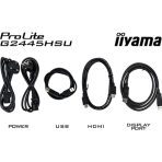 iiyama G-MASTER G2445HSU-B2 24 inch IPS Monitor, Full HD, 1ms, HDMI, DisplayPort, HDCP, USB Hubx2, Freesync, 100Hz, Speakers, Black, Internal PSU, VESA - Image 5