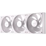 Antec Connect 120 ARGB White Reverse 3-Pack 120mm PWM Fans with Daisy Chain Design and Vibration-Absorbing Pads - Image 5
