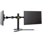 iiyama DS1002D-B1 Dual Desk Stand Monitor Arm, Desk Mount, Fits 2 x 30 Inch Flat Screens, Tilt, Swivel, Height, Rotation, inc Cable Management - Image 4