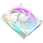 DeepCool FL12 120mm PWM 3 Pack White Fan - High Performance, Low Noise, Fluid Dynamic Bearing, 36 ARGB LEDs, 500-2150 RPM, 55 CFM Airflow, 4-Pin PWM Control - Image 4