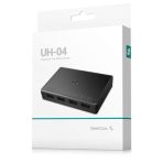 DeepCool USB HUB 4 ports, Easy Setup, Plug-and-play, Windows, macOS Compatibility, Connecting Multiple USB Devices, Black - Image 3