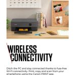 Canon PIXMA TS5350i Wireless Colour 3-in-One Inkjet Photo Printer, Black - Image 4