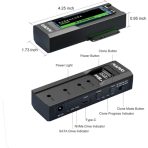 Maiwo USB Type-C, Dual Bay HDD/NVMe M2 SSD 10Gbps Clone Converter For 2.5" and 3.5" SATA - Image 2