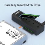 Maiwo USB Type-C, Dual Bay HDD/NVMe M2 SSD 10Gbps Clone Converter For 2.5" and 3.5" SATA - Image 7