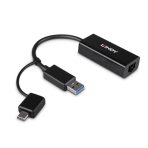 Lindy USB 3.2 Gen 1 Gigabit Ethernet Converter, Bus-Powered, No External Power Supply Required - Image 3