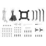 Antec Vortex Lum 360 ARGB White CPU Liquid Cooler - Intel & AMD Compatible, 3 x 120mm ARGB Fans, Suspended Spiral Pump Head, Enhanced Cooling Performance - Image 2