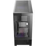 ANTEC CX500M Micro Tower Gaming Case, Black, ARGB, 2x USB 3.0 / 1 x USB Type-C, Tempered Glass Side Panel, Micro-ATX/ITX - Image 3