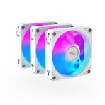 Gigabyte AORUS EZ Chain Fan 120 Ice 120mm ARGB Fans with Easy Daisy-Chain Setup 3-Pack White - Image 5