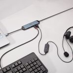 Lindy DST-Micro 140 Laptop Docking Station with USB-C, 1x 4K HDMI and Pass-Through Charging - Image 3