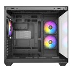 ANTEC CX800 Mid Tower Gaming Case, Black, 270 Full-view tempered glass, 3 x 120mm ARGB reverse fans, 1x USB 2.0 / 1x USB 3.0, ATX, Micro ATX, ITX - Image 5