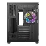 ANTEC CX800 Mid Tower Gaming Case, Black, 270 Full-view tempered glass, 3 x 120mm ARGB reverse fans, 1x USB 2.0 / 1x USB 3.0, ATX, Micro ATX, ITX - Image 4