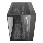 ANTEC CX800 Mid Tower Gaming Case, Black, 270 Full-view tempered glass, 3 x 120mm ARGB reverse fans, 1x USB 2.0 / 1x USB 3.0, ATX, Micro ATX, ITX - Image 2