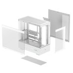 DeepCool CH690 Digital ATX Mid-Tower Case, High-Airflow PC Case with Semi-Glass Panel, USB-C Port, Support for 420mm Radiator, 450mm GPU, ATX PSU, White - Image 2