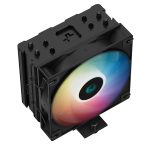 DeepCool AG400 Black ARGB V2 CPU Air Cooler, 120mm PWM Fan, 4 Direct Touch Heat Pipes, Addressable RGB, LGA1851/1700/1200, AM5/AM4 Compatible, High-Performance Single Tower Cooler - Image 9