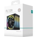 DeepCool FL12 120mm PWM 3 Pack Reverse Fan - High Performance, Low Noise, Fluid Dynamic Bearing, 36 ARGB LEDs, 500-2150 RPM, 55 CFM Airflow, 4-Pin PWM Control - Image 2