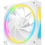 DeepCool FL12 120mm PWM 3 Pack Reverse White Fan - High Performance, Low Noise, Fluid Dynamic Bearing, 36 ARGB LEDs, 500-2150 RPM, 55 CFM Airflow, 4-Pin PWM Control - Image 5