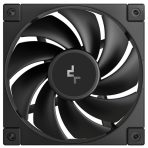 DeepCool FD12 120mm PWM Case Fan, High Airflow, Low Noise, Hydro Bearing, Daisy-Chain 8-Pin Connector, Black, Single Pack - Image 2