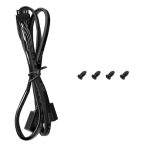 DeepCool FD12 120mm PWM Case Fan, High Airflow, Low Noise, Hydro Bearing, Daisy-Chain 8-Pin Connector, Black, Single Pack - Image 5