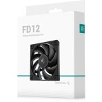 DeepCool FD12 120mm PWM Case Fan, High Airflow, Low Noise, Hydro Bearing, Daisy-Chain 8-Pin Connector, Black, Single Pack - Image 6