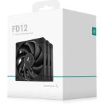 DeepCool FD12 120mm Case Fan 3-Pack, PWM Control, High Airflow, Low Noise, Hydro Bearing, Black, Anti-Vibration Pads, 4-Pin Connector - Image 5