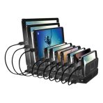 LINDY 73309 96W USB Charging Station, 10 x USB Type-A Ports for Simultaneous Charging for up to 10 Devices, Max. 2.4A Charging Per Port, Battery Charging Standard 1.2 Supports Fast Charging & Apple Charging Protocol, Retail Packaging - Image 4