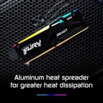 Kingston Fury Beast KF560C30BBEAK2-64 64GB (32GB 4G x 64-Bit x 2 pcs.) DDR5-6000 CL30 288-Pin DIMM Kit - Image 3