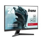 iiyama G-Master GC2480HSU-B1 Red Eagle Curved Gaming Monitor, 23.6 Inch,Full HD, 180Hz, 0.5ms, FreeSync, HDMI, Display Port, USB Hub - Image 2