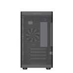 TecWare Fusion 3 mATX Compact PC Case, High Airflow SFF Chassis, 3 Fans Included, Top-Mount ATX/SFX PSU Support, USB-C, Supports 280mm GPU & Dual Radiators, Black - Image 2