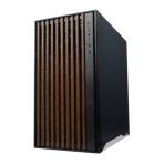 TecWare Timber ATX PC Case, High Airflow Mid Tower with Wood Front Panel, 4 Pre-Installed 120mm Fans, Tool-Free Dual Glass Panels, USB-C, Supports 360mm Radiators, ATX/mATX/ITX - Black - Image 5