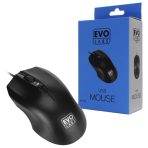 Evo Labs KD-101LUK Wired Keyboard and MO-128 Wired Mouse Bundle, USB Plug and Play, Full Size Qwerty UK Layout Keyboard with Optical Sensor Mouse, Ideal for Home or Office, Black - Image 2