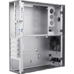 CiT S8i SFF Micro-ATX PC Case - 8.3L Compact Desktop Chassis, Brushed Front, 1 x 80mm Fan, 2 x USB 3.0, TFX PSU Support, Black - Image 3