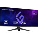 Viewsonic VX3480-2K-PRO 34 Inch 165Hz UWQHD Gaming Monitor, 3440x1440, 1ms, Display Port, 2xHDMI, Height Adjust, Swivel, VESA - Image 5
