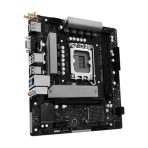 ASRock H810M-X WIFI Intel Socket 1851 Motherboard, 2x DDR5 DIMM Slots, 1x M.2 Socket, 2.5G LAN, WiFi 5, 1x HDMI Port / 1x DisplayPort - Image 4