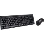 Target KBMS-001 Wired USB Keyboard & Mouse Combo, Spill-Resistant Full-Size Keyboard with Multimedia Keys + 800 DPI Optical Mouse, Plug-and-Play - Image 2
