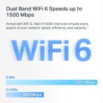 Mercusys Halo H1500X AX1500 Whole Home Mesh Wi-Fi 6 System (3 Pack) - Image 3