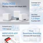 Mercusys Halo H30 AC1200 Whole Home Mesh Wi-Fi System (3 Pack) - Image 3