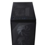 Tecware Forge M Omni Micro-ATX Case - Key-Lockable Tempered Glass, High-Airflow Mesh Front, 4 x 120mm Fans Pre-Installed, mATX/ITX Support, Black - Image 8