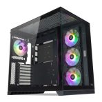Tecware VXL EVO ARGB ATX Mid-Tower PC Case - Black, Dual-Chamber Design, 4 x 120mm ARGB Fans Pre-Installed, Infinity Glass Panels, ATX/mATX/ITX Support, High Airflow Gaming Chassis - Image 3