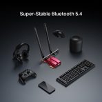 Mercusys MA37BE BE6500 Tri-Band Wi-Fi 7 Bluetooth PCI Express Adapter - Image 5