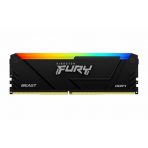Kingston FURY Beast KF436C18BB2AK4/128 128GB (4 x 32GB) 3600MHz DDR4 DIMM RGB System Memory - Image 2