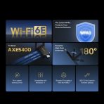 Mercusys MA86XH AXE5400 Wi-Fi 6E High Gain Wireless USB Adapter - Image 5