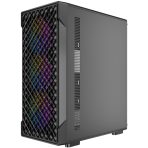 Antec VX320 ARGB Mid-Tower Gaming PC Case - Pre-Installed 4 x 120mm ARGB Fans, Tempered Glass Side Panel, High-Airflow Mesh Front - ATX/Micro-ATX/ITX - Image 4