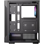 Antec VX320 ARGB Mid-Tower Gaming PC Case - Pre-Installed 4 x 120mm ARGB Fans, Tempered Glass Side Panel, High-Airflow Mesh Front - ATX/Micro-ATX/ITX - Image 6
