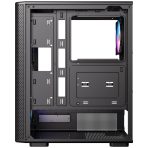 Antec VX310 ARGB Mid-Tower Gaming PC Case - Pre-Installed 4 x 120mm ARGB Fans, Tempered Glass Side Panel, High-Airflow Mesh Front - ATX/Micro-ATX/ITX - Image 6